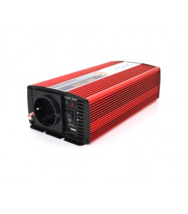 Инвертор напряжения ABAX OBS-1206 с правильной синусоидой, 600W, 12/220V, 1 Shuko, Box