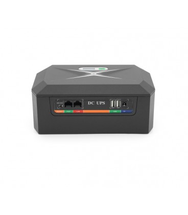 ИБП UPS-60W/18 DCP-60W-17 для роутеров/коммутаторов/PON, 9/12V*3, 17600мAh(8*2200MAh), Black, BOX