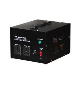 Преобразователь напряжения трансформаторный универсальный ST-1000VA Input 220 V/Output 110V, Input 220 V/Output 110V+ универсаль