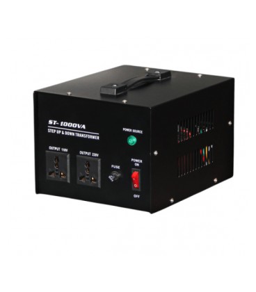 Преобразователь напряжения трансформаторный универсальный ST-1000VA Input 220 V/Output 110V, Input 220 V/Output 110V+ универсаль