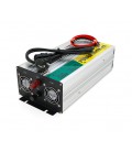 Инвертор напряжения RITAR RSCU-1000, 12V/220V, 1000W с правильной синусоидой, встроенное зарядное устройство, 1xShuko, 1xUSB, кл