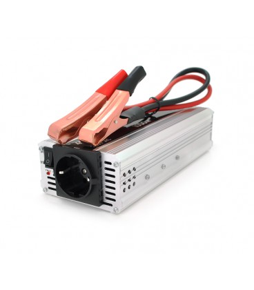 Инвертор напряжения POWERMASTER, 24V/220V, 1000W с модифицированной синусоидой, 1 Shuko, клеммы