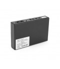 ИБП UPS-36W DC1036P-10 для роутеров/коммутаторов/PON/POE-430(15-24V), 5/9/12V, 10400мAh(4*2600MAh), USB 3.0, Black, BOX