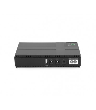 ИБП UPS-36W DC1036-8 для роутеров/коммутаторов/PON, 5/9/12V, 8800мAh(4*2200MAh), USB 3.0, Black, BOX