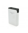 Power bank Konfulon A6 mini, 10000mAh, 2.1A, White/Black, (210g), Blister