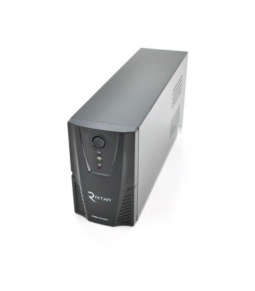 ИБП Ritar RTP850L-UX-IEC (510W) Proxima-L, LED, AVR, 3st, USB, 4xIEC-320 C14, 145-290Vac, 1x12V9Ah, plastik Case ( 314 x 97 X 14