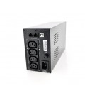 ИБП Ritar RTP850L-UX-IEC (510W) Proxima-L, LED, AVR, 3st, USB, 4xIEC-320 C14, 145-290Vac, 1x12V9Ah, plastik Case ( 314 x 97 X 14