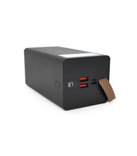 Power bank YM-355, 50000mAh, flashlight,Input:5V/2.1A(micro USB, Type-C),Output:5V /2.1A(2хUSB), FastCharger PD22.5W(QC3.0)/Type