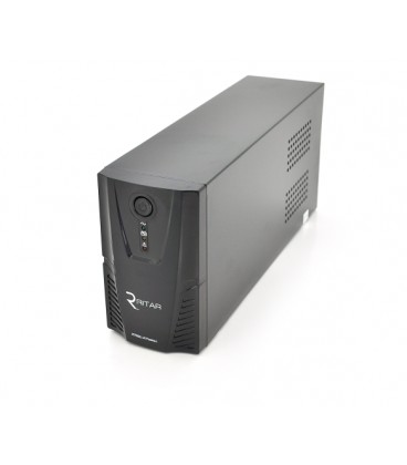 ИБП Ritar RTP650L-UX-IEC (390W) Proxima-L, LED, AVR, 3st, USB, 4xIEC-320 C14, 145-290Vac, 1x12V7Ah, plastik Case ( 314 x 97 X 14