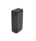 Power bank YM-391 50000 mAh, Input:5V/2.1A(micro USB, Type-C, Lighting), Output:5V /2.1A(3хUSB), plastic, Black, BOX