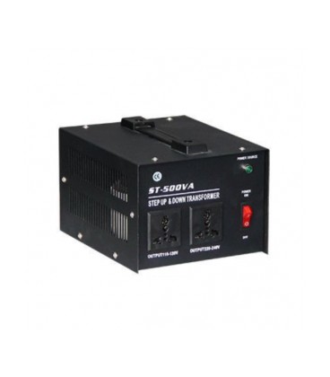 Преобразователь напряжения трансформаторный универсальный ST-500VA Input 220 V/Output 110V, Input 220 V/Output 110V+ универсальн