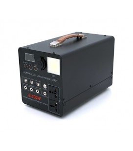 Портативный PowerBank S-500W, LiFePo4 40000mAh, 220V/30A, 2*AC/220V+4*DC/12V+6*USB/5V, LED, Q2