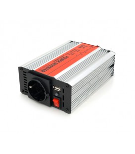 Инвертор напряжения RITAR RSX-500, 12V/220V, 500W с аппроксимированной синусоидой, 1xShuko, 1xUSB, клеммные провода, BOX, Q20