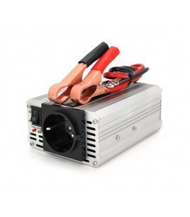 Инвертор напряжения POWERMASTER, 24V/220V, 350W с модифицированной синусоидой, 1 Shuko, клеммы