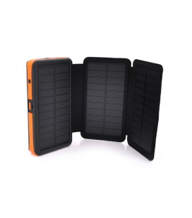 Power bank RH-20000N6W 20000mAh Solar, Flashlight,Input:5V/2A(microUSB,TypeC),Output:5V/2А(2xUSB),Wireless charger,PD/QC3.0,rubb