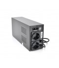 ИБП Ritar E-RTM650L-U (390W) ELF-L, LED, AVR, 2st, USB, 2xSCHUKO socket, 1x12V7Ah, metal Case Q4 (370*130*210) 4,8 кг (310*85*14