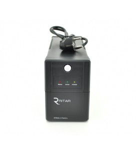 ИБП Ritar RTP650L-U (390W) Proxima-L, LED, AVR, 2st, USB, 2xSCHUKO socket, 1x12V7Ah, plastik Case ( 340 x 140 X 205 ) 4,7 кг Q4