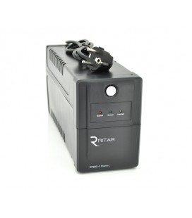 ИБП Ritar RTP600L-U (360W) Proxima-L, LED, AVR, 2st, USB, 2xSCHUKO socket, 1x12V7Ah, plastik Case ( 340 x 140 X 205 ) 4,6 кг Q4