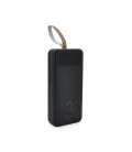 Power bank YM-318KCX 30000mAh, flashlight, Input: 5V/2.1A(micro USB, Type-C, Lightning),Output: 5V /2.1A(4хUSB),With 3 owner cab