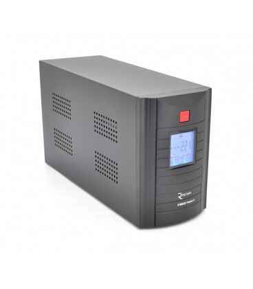 ИБП Ritar RTM1500 (900W) Proxima-D, LCD, AVR, 3st, 3xSCHUKO socket, 2x12V9Ah, metal Case (350х120х190)- Q2