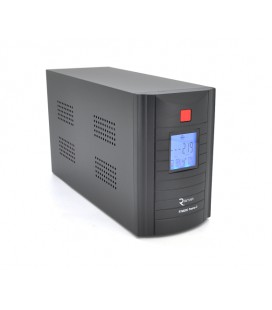 ИБП Ritar RTM1200 (720W) Proxima-D, LCD, AVR, 3st, 3xSCHUKO socket, 2x12V7.5Ah, metal Case (350х120х190)- Q2