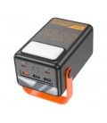 Power Bank HOCO J110A 60000mAh, 4USB+Type-C, 65W+PD20W, фонарик, Black, 1.26kg