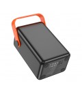 Power Bank HOCO J110A 60000mAh, 4USB+Type-C, 65W+PD20W, фонарик, Black, 1.26kg