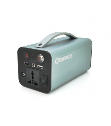 Портативная зарядная станция Soulor X16-180W, 68000mAh 220V/50A, 1*AC/220V+QC3.0, 5V/3A, LED (Уценка)