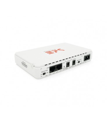 ИБП MIni Ups для роутеров/коммутаторов/PON/POE-431P, 5/7.5/9/12V, 1A, 4X2200MAh, (159х28х105), 0,430 кг, White, BOX