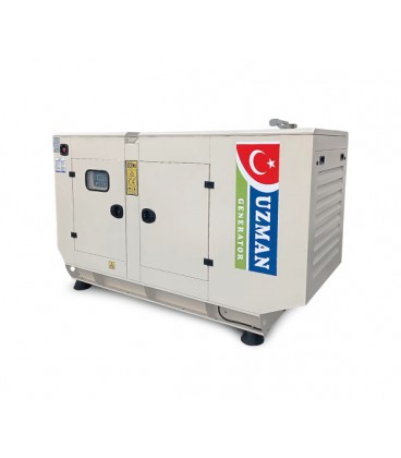 Генератор дизельный Uzman Ricardo (UZM R-90) 90 KVA/72KW, трехфазный 230/400V, 50Hz, объем 190 л, 2400x1000x1550 мм (AVR+ATS(АВР