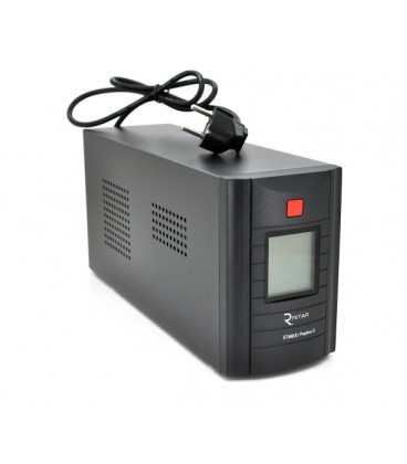 ИБП Ritar RTM800 (480W) Proxima-D, LCD, AVR, 2st, 2xSCHUKO socket, 1x12V9Ah, metal Case (325х100х150)- Q4