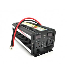 Инвертор напряжения Voltronic Wm-7200(4300Вт)+Charge 20A, 12/220 с аппроксимированной синусоидой, 2 универсальные розетки + USB,