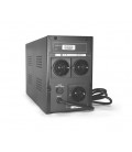 ИБП Ritar RTM1000 (600W) Proxima-L, LED, AVR, 3st, 3xSCHUKO socket, 2x12V7Ah, metal Case (350х120х190)- Q2