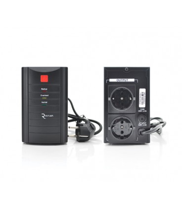 ИБП Ritar RTM525 (315W) Standby-L, LED, 1st, 2xSCHUKO socket, 1x12V4.5Ah, metal Case ( 260 х 85 х 140 ) Q4