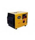 Генератор дизельный KDK7500SC, 1-фазный 230V, 50Hz, 6.9kVA/5.5kW, бак 14,5 л, расход 1,5 л/ч, пуск: стартер, 850x550x720 мм, 160