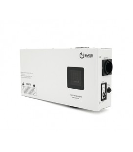 Стабилизатор напряжения релейный настенного монтажа Europower SLIM-3000SBR LED, 3000VA 2700W, 140-270Vac, SHUKO 2, Q2 (475*260*1