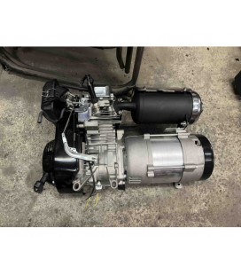 Мотор альтернатор глушитель в сборе генератора 2,5кВт (168F)