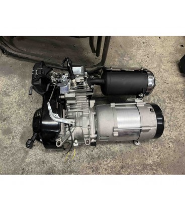 Мотор альтернатор глушитель в сборе генератора 2,5кВт (168F)