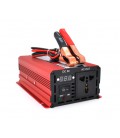 Инвертор напряжения ST600CP (DC:300W), 12/220V с аппроксимированной синусоидой, 1 универсальная розетка, крокодилы, BOX