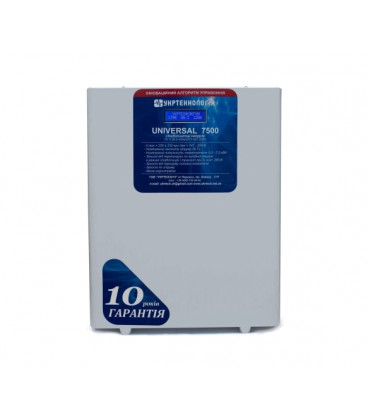 Стабилизатор напряжения теристорный UNIVERSAL HV 7,5 (7500Вт) 220В, стабилизация 175-290, 36 ступеней