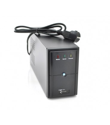 ИБП Ritar E-RTM850 (510W) ELF-L, LED, AVR, 2st, 2xSCHUKO socket, 1x12V9Ah, metal Case Q4 (370*130*210) 5,8кг (310*85*140)