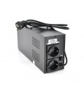 ИБП Ritar E-RTM850 (510W) ELF-L, LED, AVR, 2st, 2xSCHUKO socket, 1x12V9Ah, metal Case Q4 (370*130*210) 5,8кг (310*85*140)