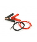 Соединительные провода с зажимами АКБ, длина 1м, провод медный 2.5 мм2, М6 'Крокодилы' BLACK/RED