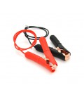 Соединительные провода с зажимами АКБ, длина 0,6м, провод медный 2.5 мм2, 'Крокодилы' BLACK/RED