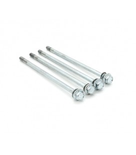 Комплект 4шт обжимных болтов альтернатора к генератору 2,5кВт под двигатель (168F), L-145мм, М6