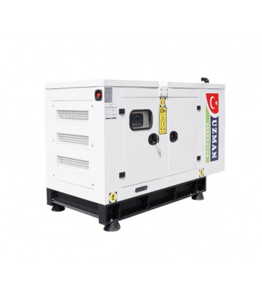 Генератор дизельный Uzman Ricardo (UZM R-44) 44 KVA/35KW, трехфазный 230/400V, 50Hz, объем 100 л, 2200x900x1200 мм (AVR+ATS(АВР)