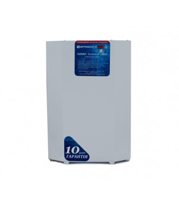 Стабилизатор напряжения теристорный NORMA Exclusive 20 (20000Вт) 220В, стабилизация 120-275, 12 ступеней