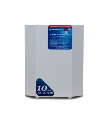 Стабилизатор напряжения теристорный NORMA Exclusive 15 (15000Вт) 220В, стабилизация 120-275, 12 ступеней