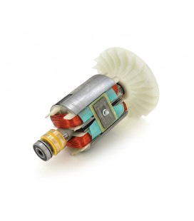 Ротор генератора 2,5кВт (168F) с подшибником 6202 и крыльчаткой, L- 220мм, D- 95мм