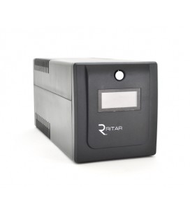 ИБП Ritar RTP1200 (720W) Proxima-D, LCD, AVR, 3st, 4x UNIVERSAL socket, 2x12V7Ah, plastik Case ( 460 x 225 X 245 ) 10,9 кг Q2